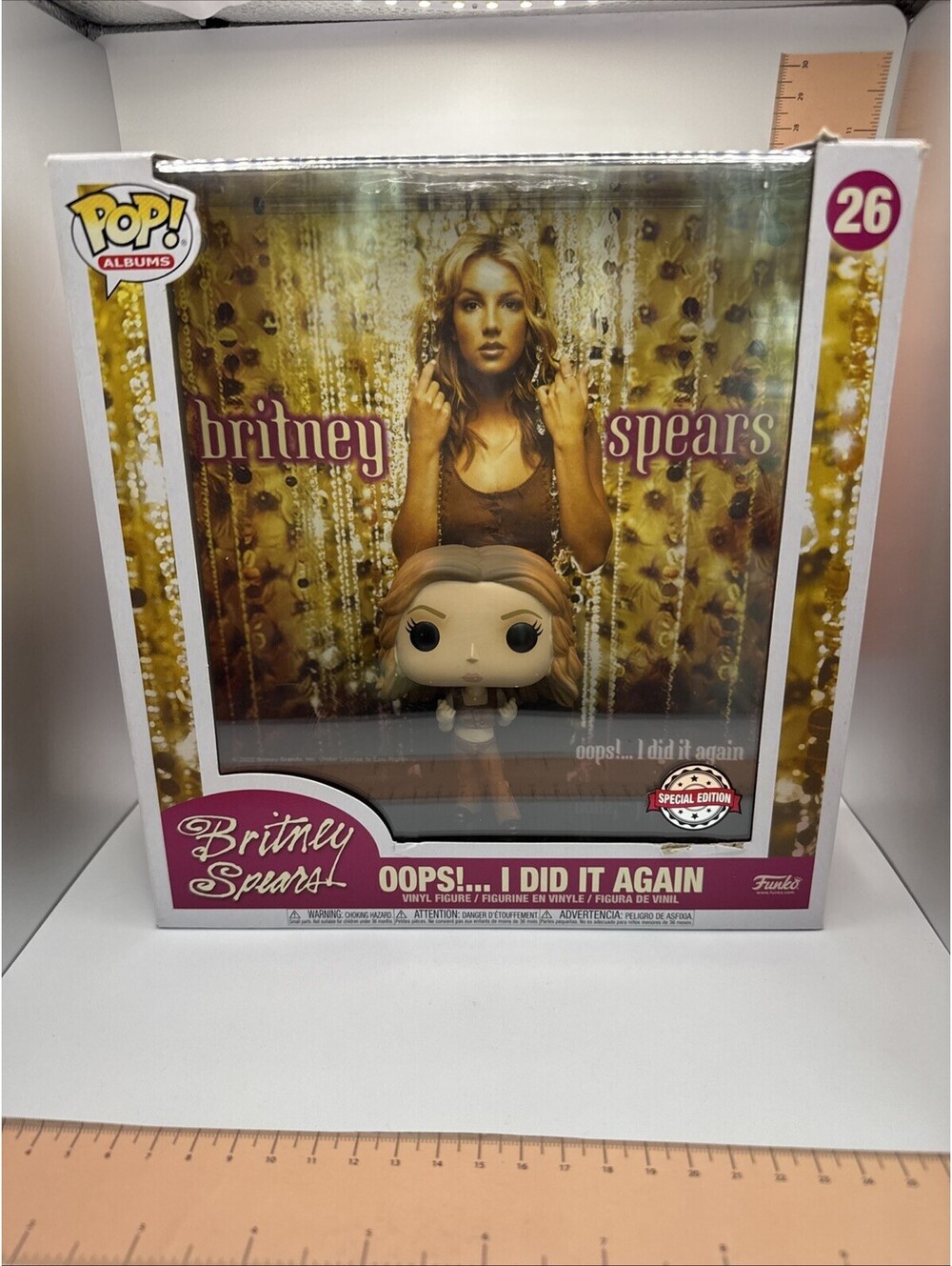 Funko Pop! Album Cover with Case: Oops!... I Did It Again! Britany Spears SE